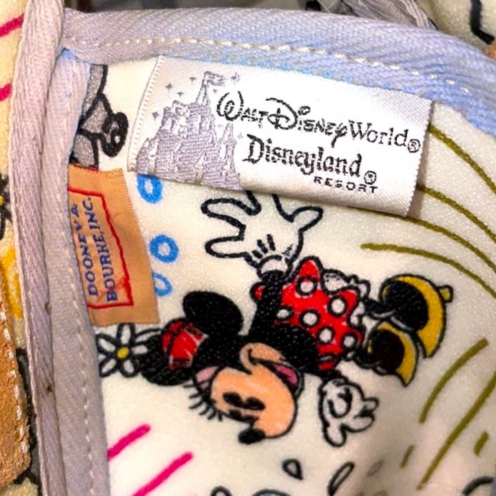 Dooney & Bourke Vintage Disney World Tassel Tote Crossbody Purse Shoulder Bag - Picture 14 of 15